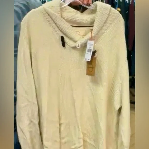 Men’s Wharf Style Sweater, with Toggle Neck. Size XL , by Weatherproof Vintage - Picture 1 of 3